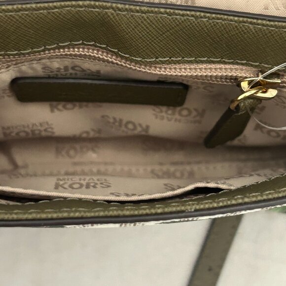 Michael Kors Signature PVC Leather Crossbody Bag - Picture 2 of 8